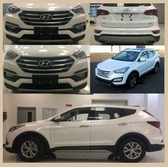 国产改款胜达申报图 细节调整升配置