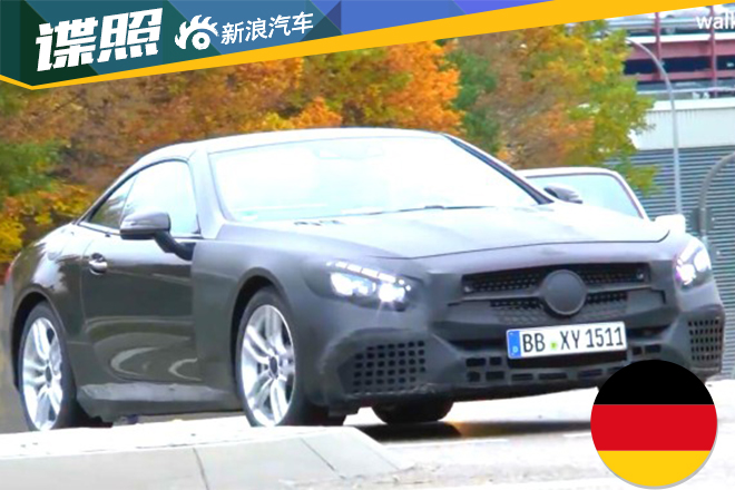 奔驰新款SL谍照曝光 洛杉矶车展亮相 