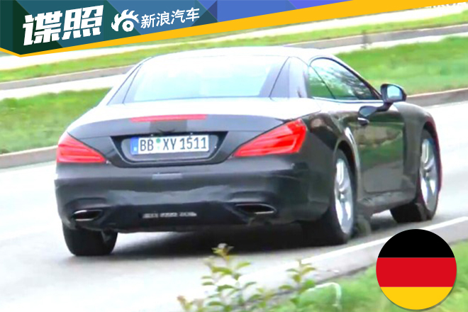 奔驰新款SL谍照曝光 洛杉矶车展亮相 