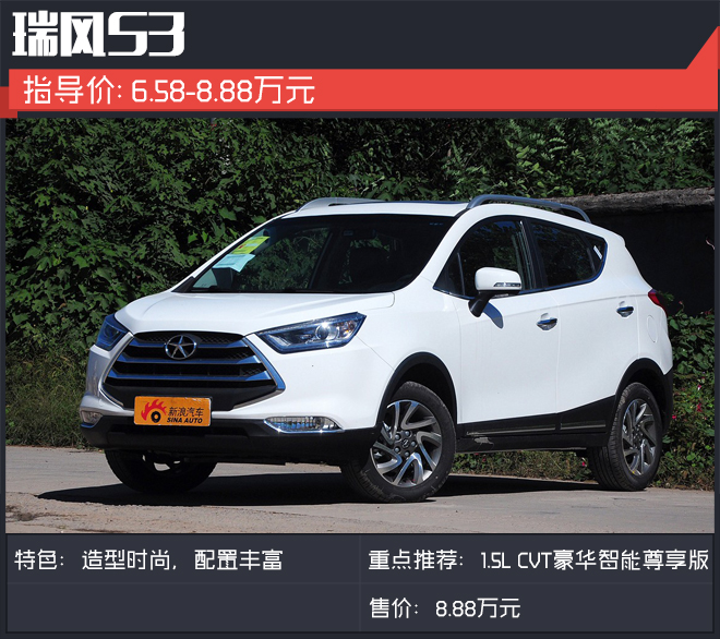 这些SUV顶配只要8万多 导航定速一应俱全