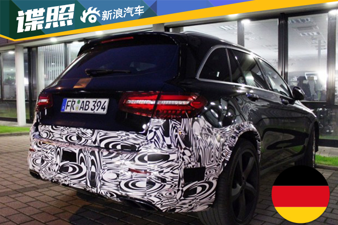 曝奔驰GLC 450 AMG谍照 2016年4月推出