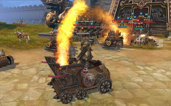 图3 国战中战车攻城