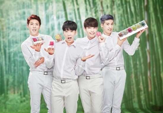 韩国偶像男团excite签秀身堂形象大使