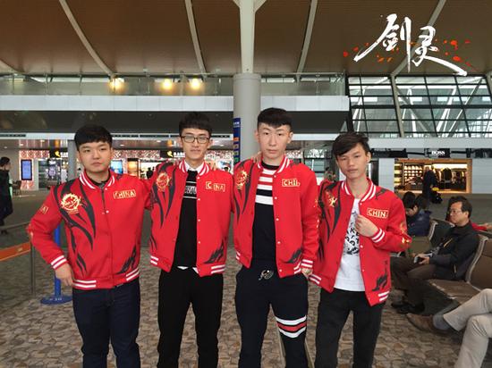 中国队出征韩国