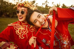 中式礼服婚纱照欣赏