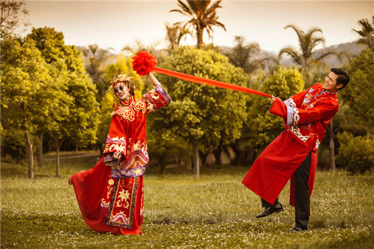 中式礼服婚纱照欣赏