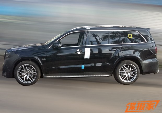 前脸犀利 梅赛德斯-AMG GLS级国内谍照
