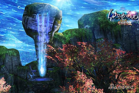 《完美国际2》新版幻海奇谭琴岛截图：弦音冷冷杀伐重