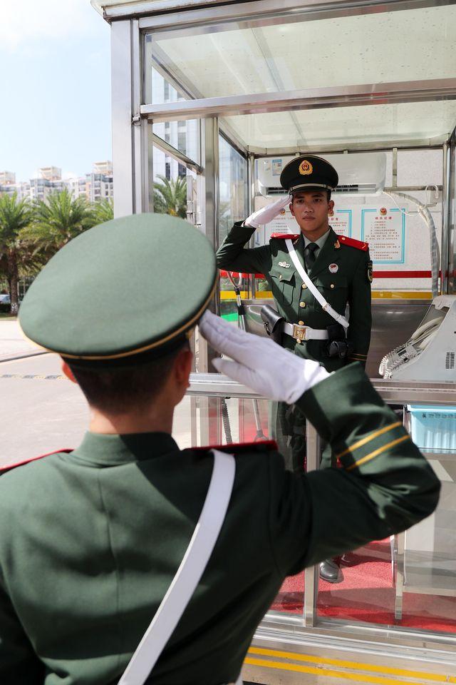 新春临近,武警海南省总队千余名新兵走上执勤"战位"|哨兵|新兵|执勤