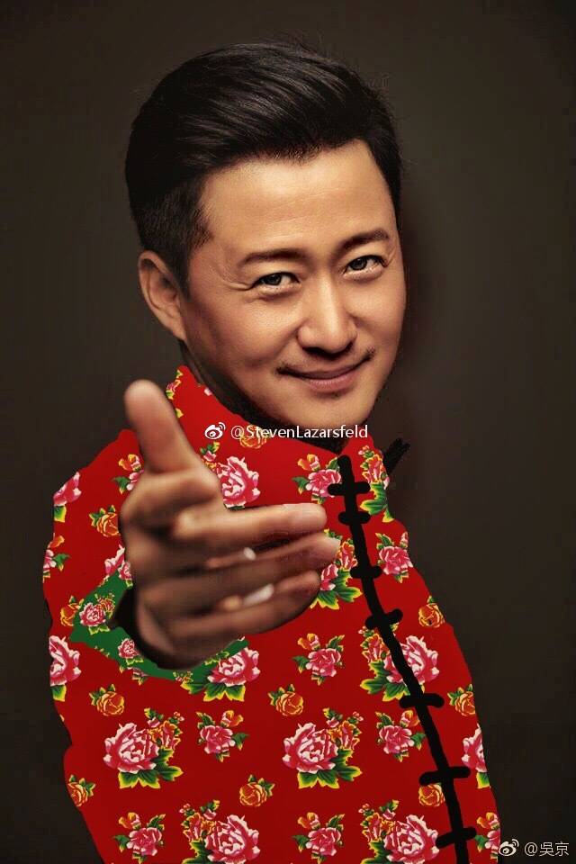 谢楠和吴京的结婚照