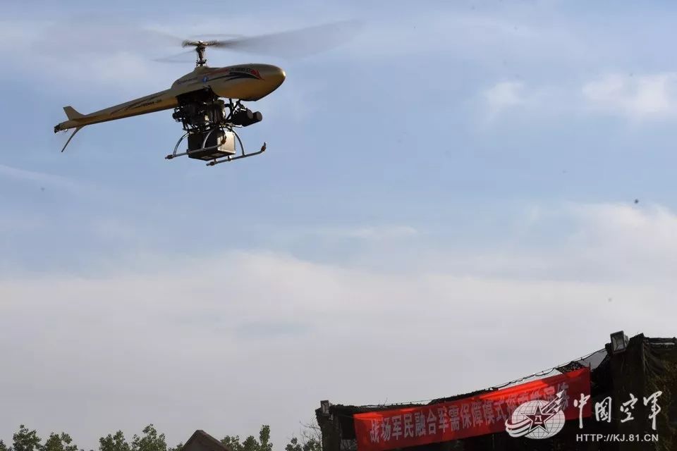 外卖飞到战场上,野战快餐无人机实施定点投送