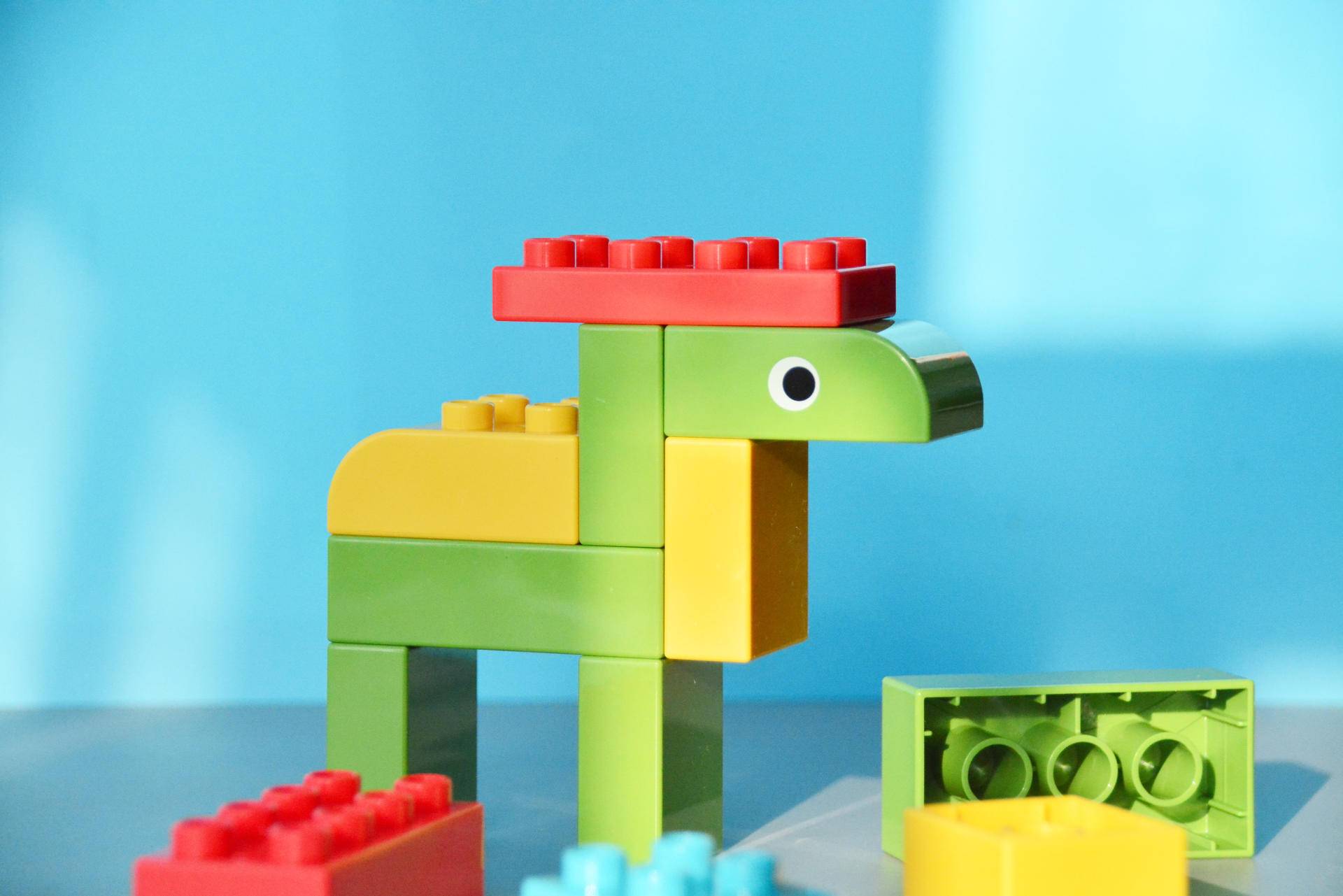 米兔大颗粒积木这个十一就去动物乐园玩吧