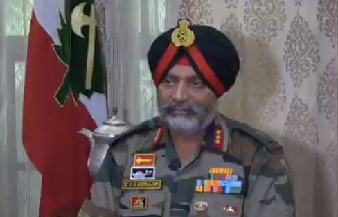 印度第15军军长发表讲话，声称印军已经“做好回应” 图源：印度15军官方社交媒体账号