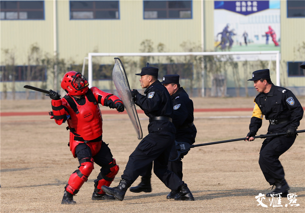 擒敌拳应急长棍术最小作战单元控制原来警察是这样练成的