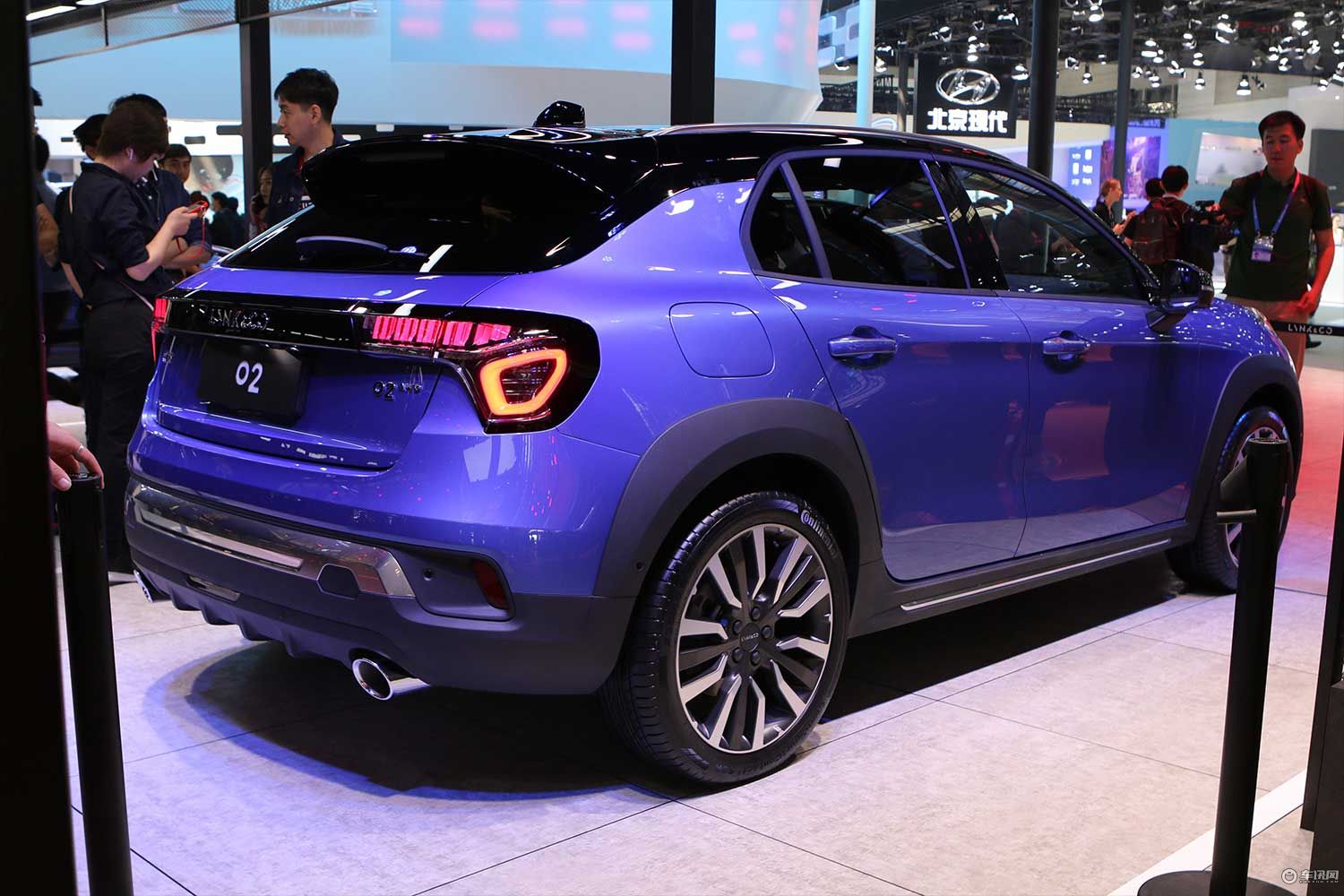 2018北京车展跨界suv领克02完成国内首秀