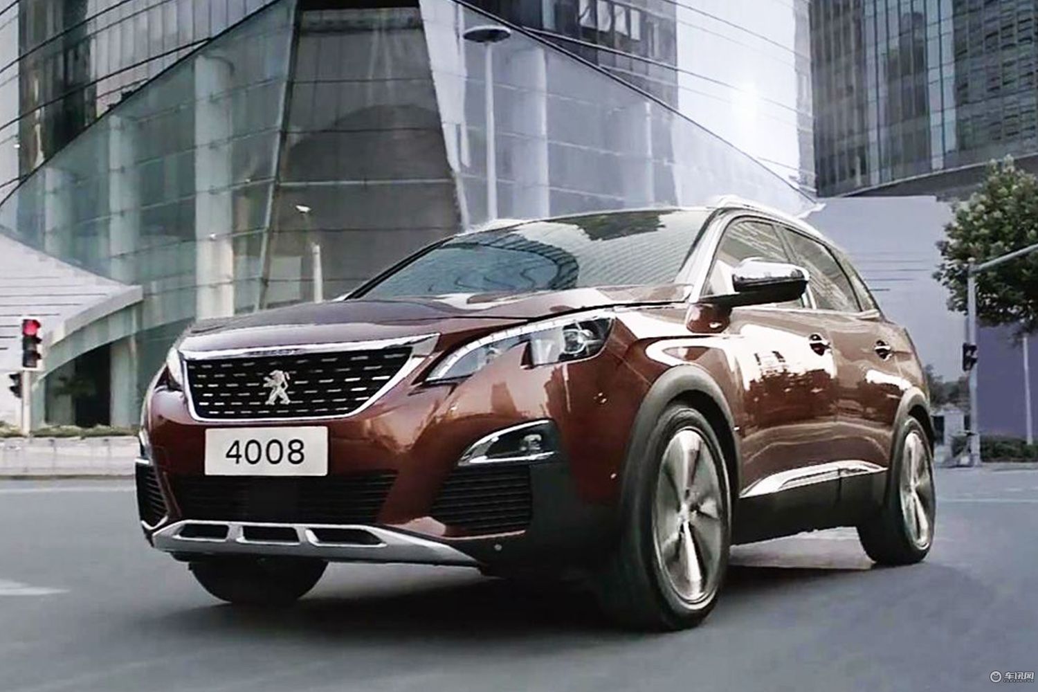 标致1008假想图曝光 跨界suv设计