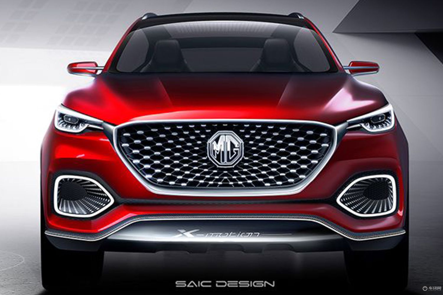 上汽名爵hs官图发布 采用双色led大灯