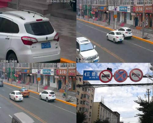 哈市交警电子眼抓拍黄道沿违停 半径400米范围"咔嚓"锁定违停车车牌