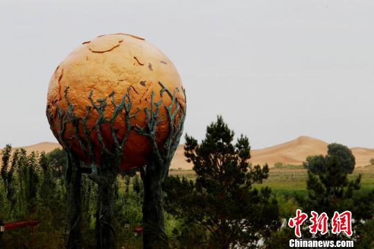 图为库布其国家沙漠公园。鄂尔多斯宣传部供图