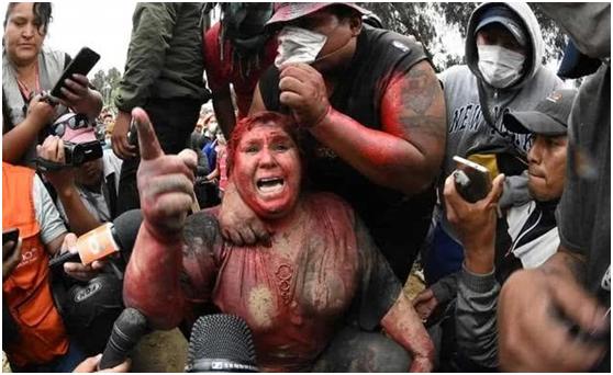 逼记者离开办公室将电台负责人绑树上玻利维亚总统怒斥