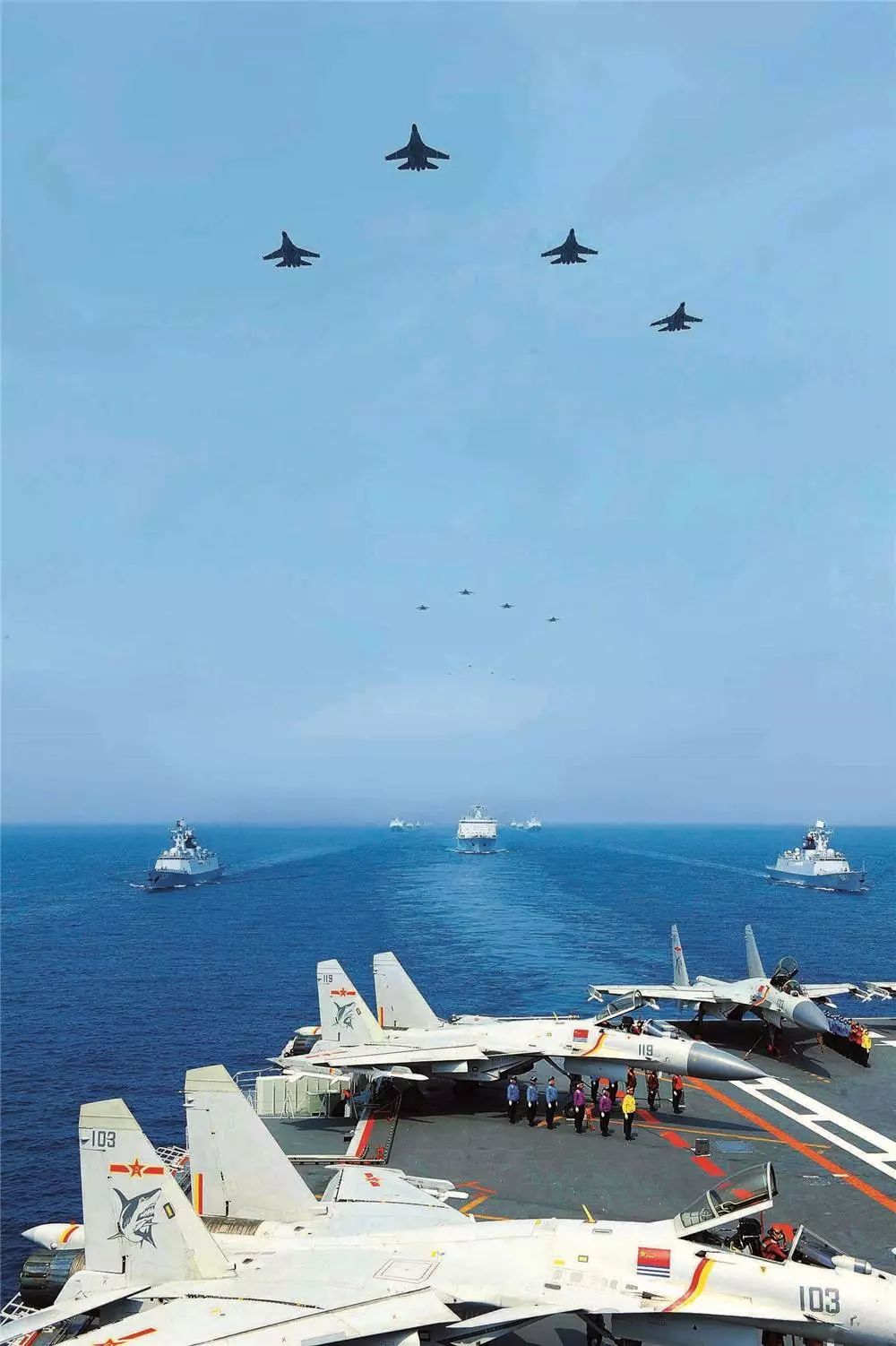 壮哉南海大阅兵高清大图震撼来袭