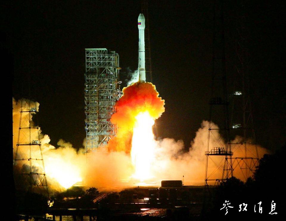 中国西昌卫星发射中间
