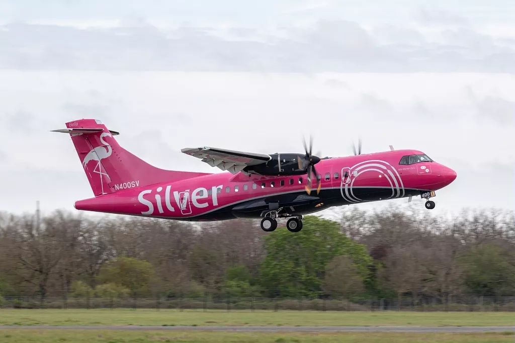 银色航空全新atr42-600飞机在美执行首个航班|银色_新浪财经_新浪网