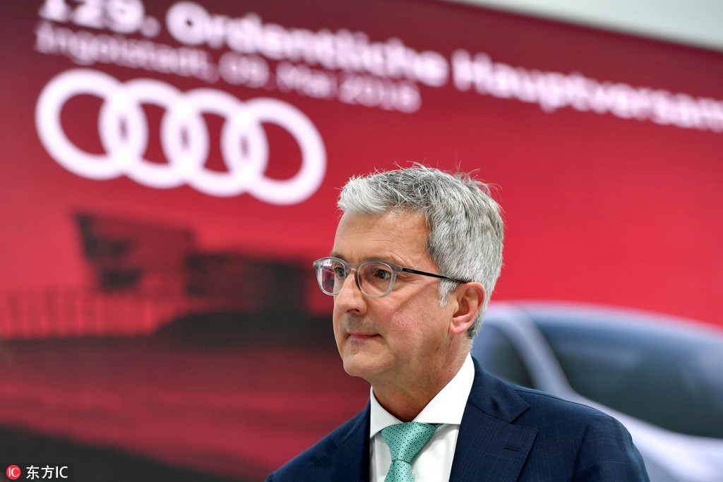 因"柴油门"涉嫌欺诈,奥迪ceo施泰德被逮捕