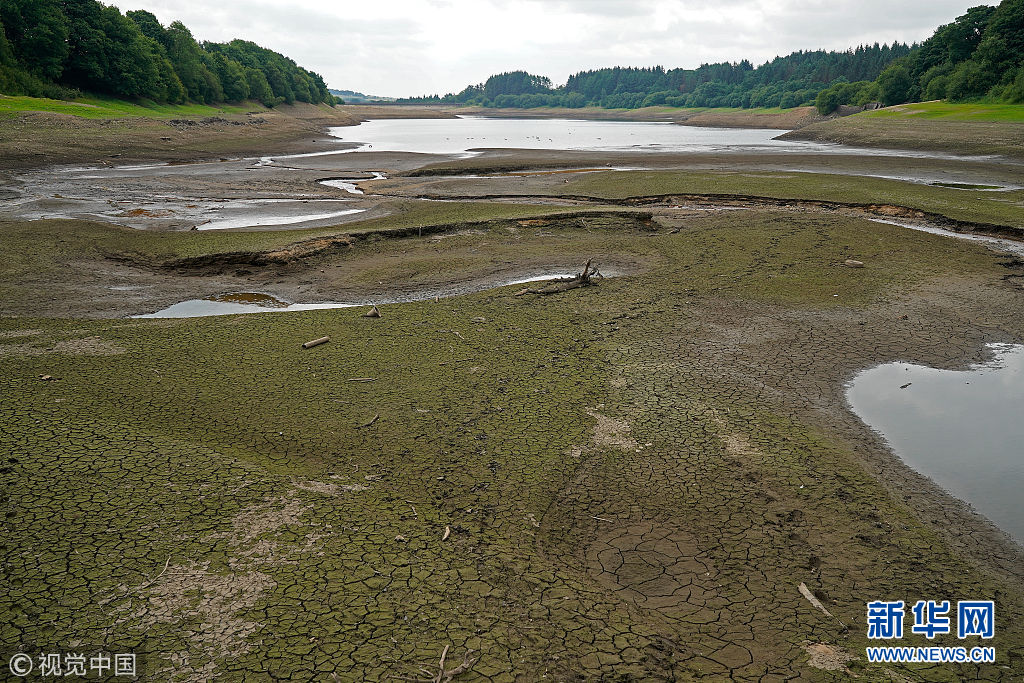 英国持续高温干旱水库干涸政府推软管禁令呼吁节约