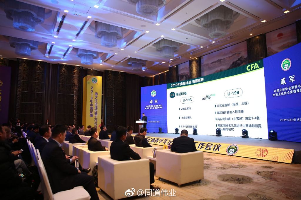 足协:2019赛季中超中甲俱乐部需参加全组别青