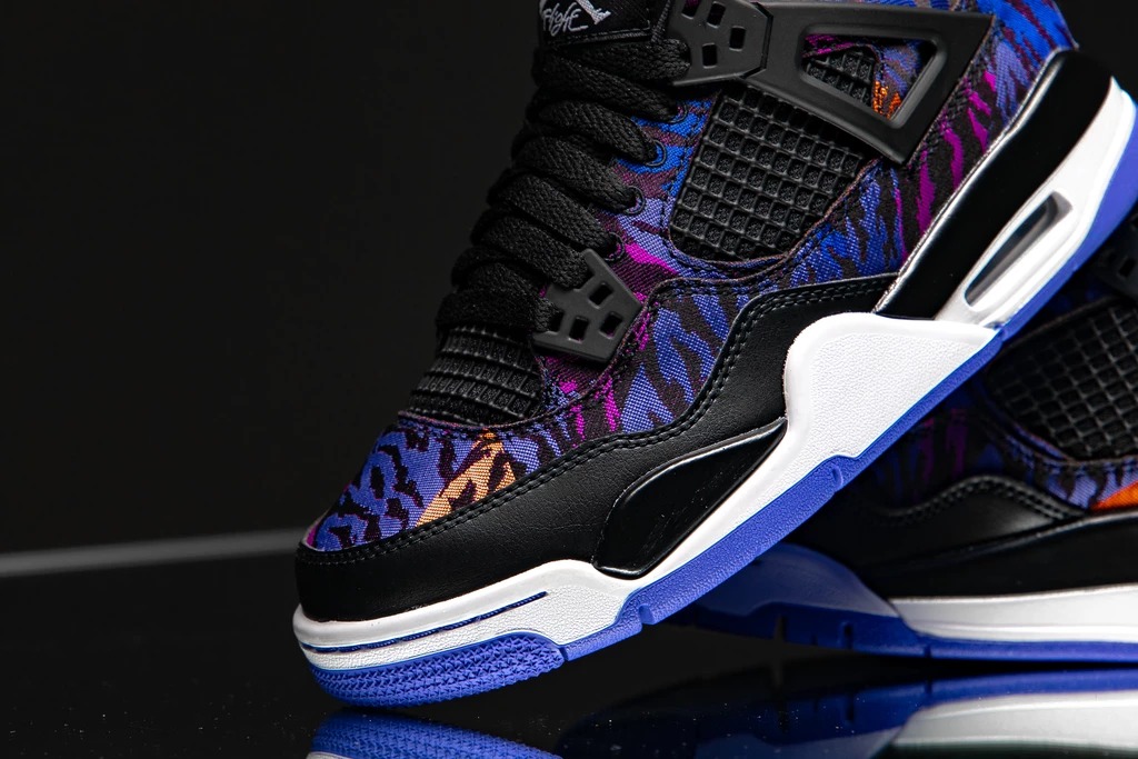 炫彩虎纹装扮!air jordan 4 新配色细节超多!不过.