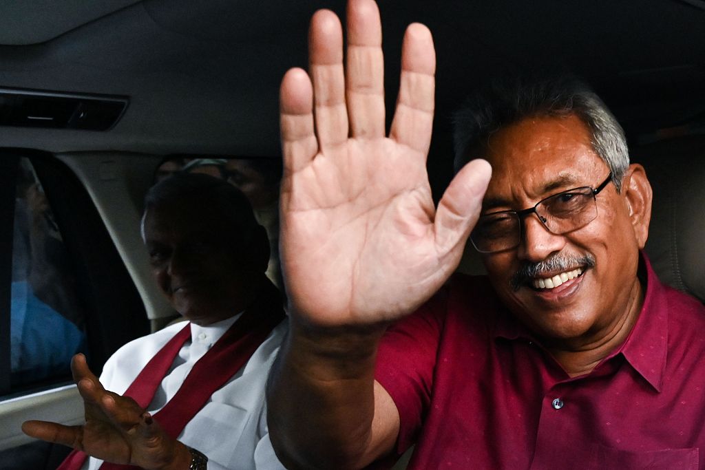 斯里兰卡新任总统戈塔巴雅·拉贾帕克萨。图/视觉中国
