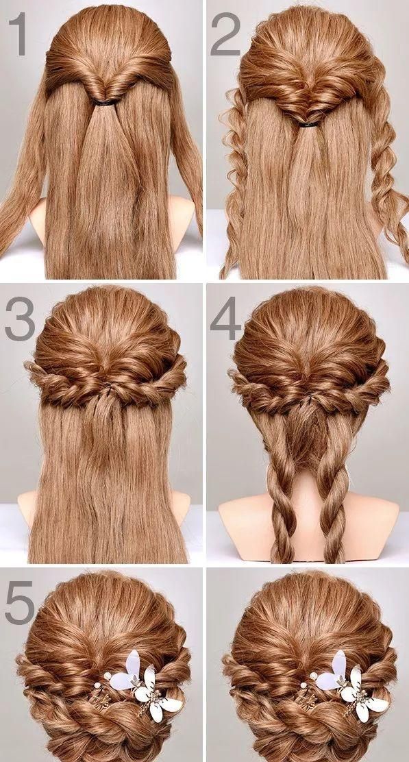 化妆师必收十六款新娘盘发图解教程超美超撩人