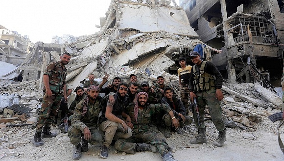 叙大马士革isis最后据点被清除七年来首次获得完全解放