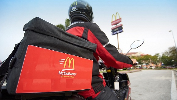 麦当劳美国外送业务两年覆盖5000家餐厅