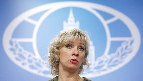 1月31日，俄罗斯莫斯科，俄罗斯外交部发言人扎哈罗娃曾表示，俄罗斯在尽一切努力挽救《中导条约》。图片来源：视觉中国