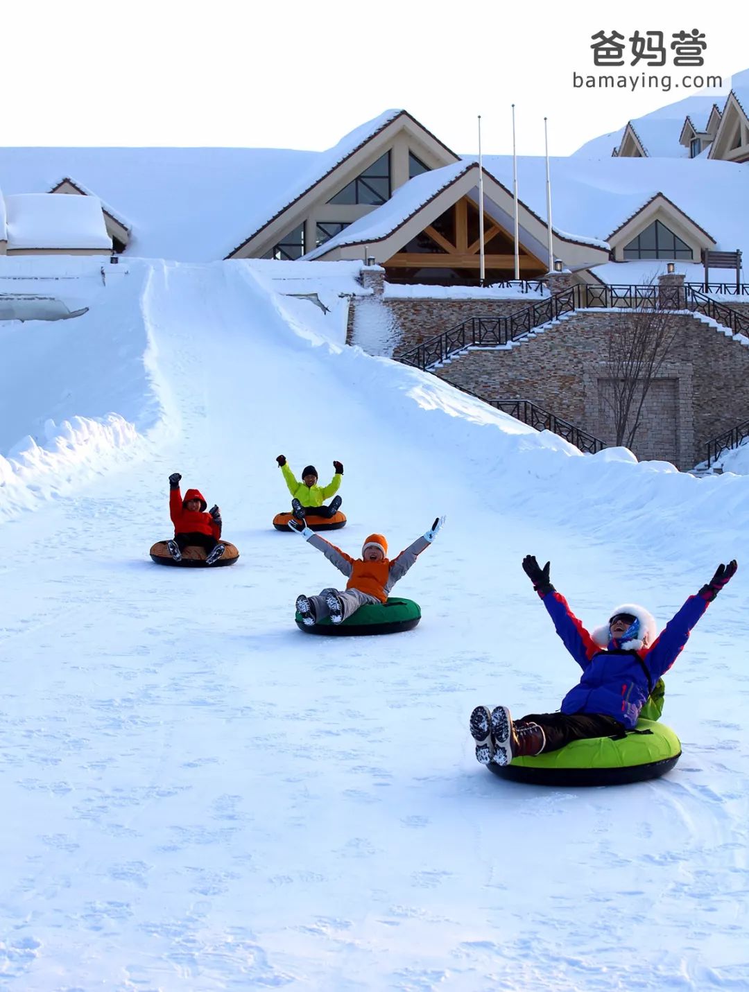 长白山滑雪,泡温泉,雪上儿童乐园!