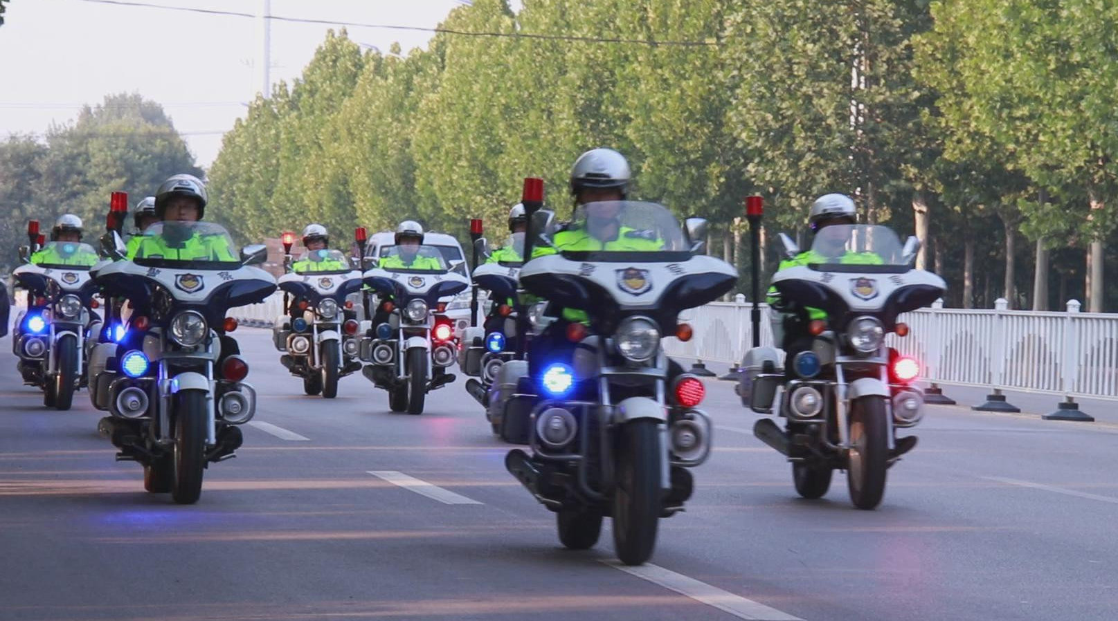 作为城市的"轻骑兵",茌平交警铁骑巡逻在大街小巷_手机新浪网