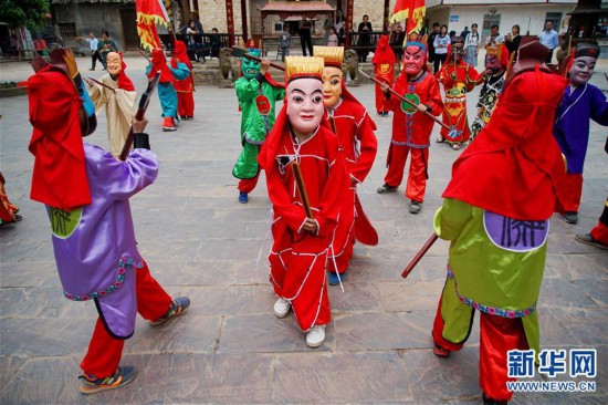 江西萍乡:传承傩文化