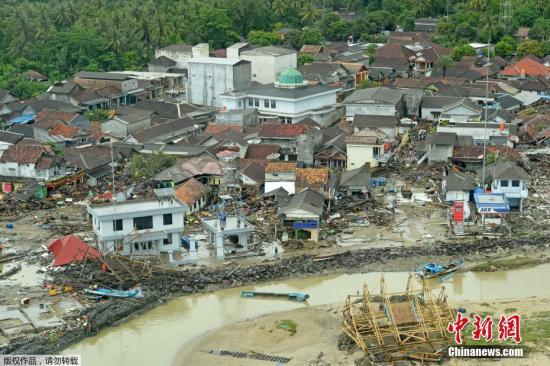印尼喀拉喀托火山爆发导致的山体崩塌引发了相当于3.4级地震的震动并由此引发2018年12月22日的巽他海峡海啸。