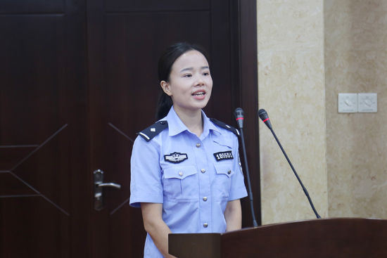 光山女警余娜获信阳市公安机关演讲比赛二等奖
