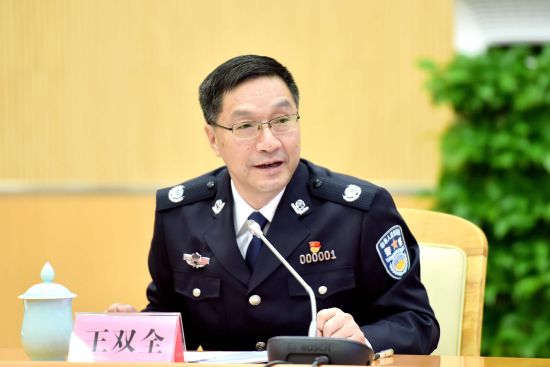 浙江省副省长,公安厅长王双全讲话.周尔博摄