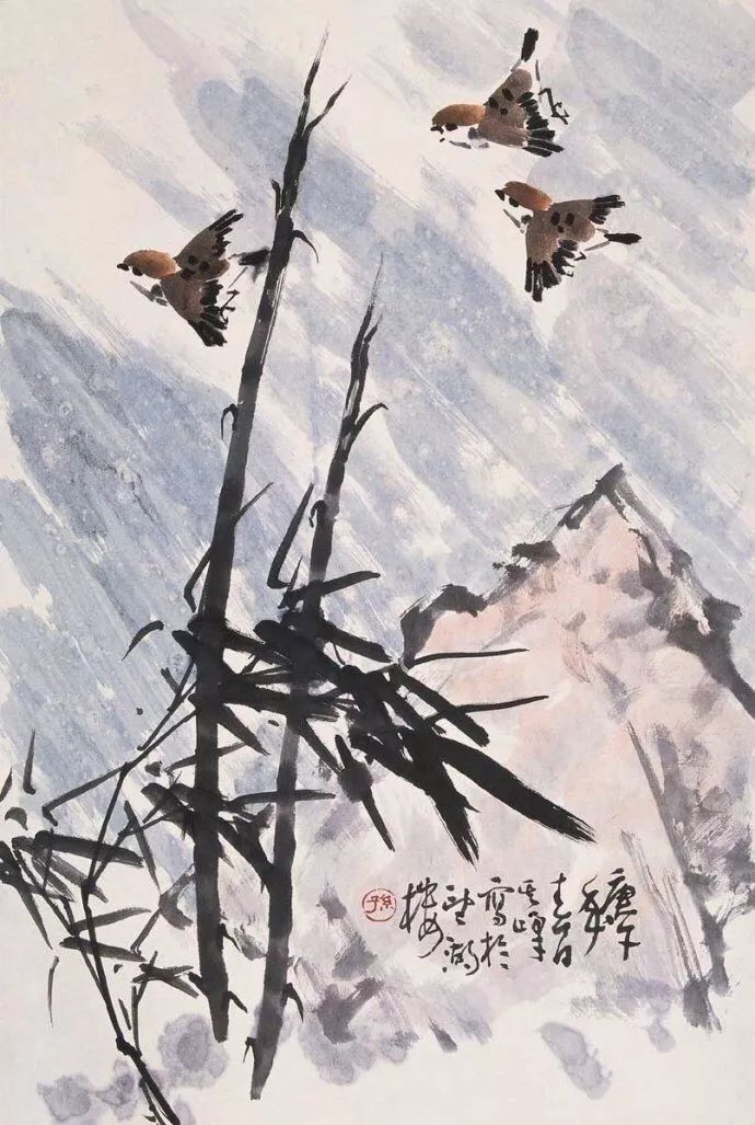 名家画的小麻雀你喜欢那一只