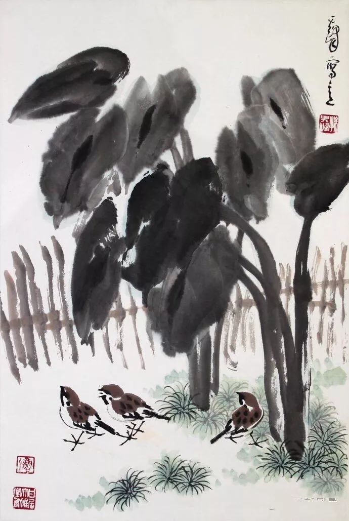 名家画的小麻雀你喜欢那一只