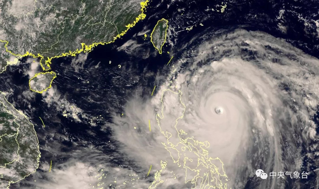 "山竹"或成为今年登陆我国的最强台风