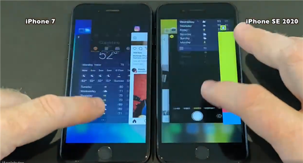 新iphone Se速度实测对比 比6s明显快 跟7没啥区别 Iphone 速度实测 手机 新浪科技 新浪网