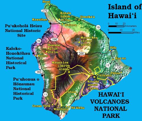 夏威夷火山喷发