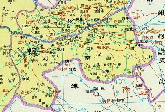 东汉建立后由于定都雒阳,按旧京长安属京兆尹之例,将河南郡改称河南尹