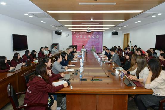 校领导会见英国最高法院大法官霍奇勋爵一行