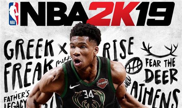 《nba 2k19》标准版封面人物为雄鹿队"字母哥"
